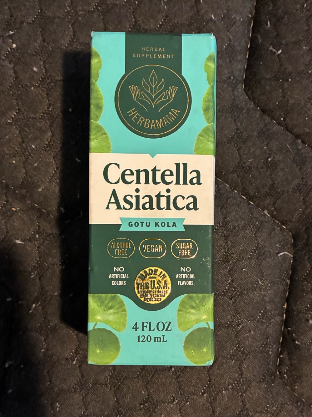 Herbamama Centella Asiatica Gotu Kola Drops 4 Fl Oz